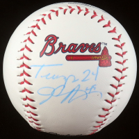 John Rocker Signed OML Braves Logo Baseball Inscribed "Trump 24" (AWM) at PristineAuction.com