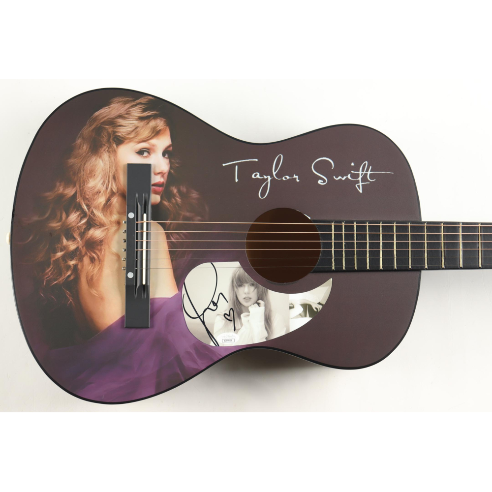 Taylor Swift Guitar with Signed Custom Insert Pickguard (JSA) at PristineAuction.com