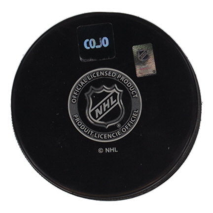 Roope Hintz Signed Stars Logo Hockey Puck (Cojo) at PristineAuction.com Roope Hintz Signed Stars Logo Hockey Puck (Cojo) at PristineAuction.com