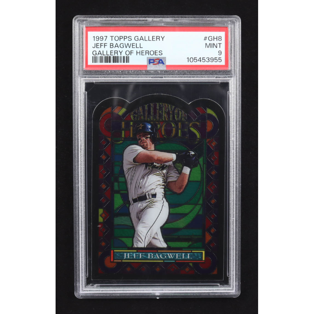 Jeff Bagwell 1997 Topps Gallery Gallery of Heroes #GH8 (PSA 9) at PristineAuction.com