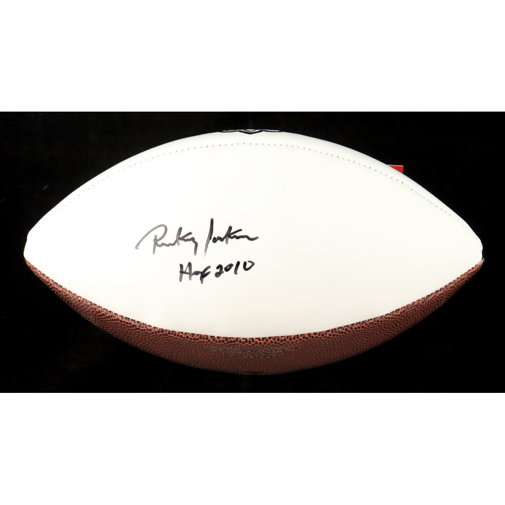 Rickey Jackson Signed Saints Logo Football Inscribed "HOF 2010" (Schwartz) at PristineAuction.com