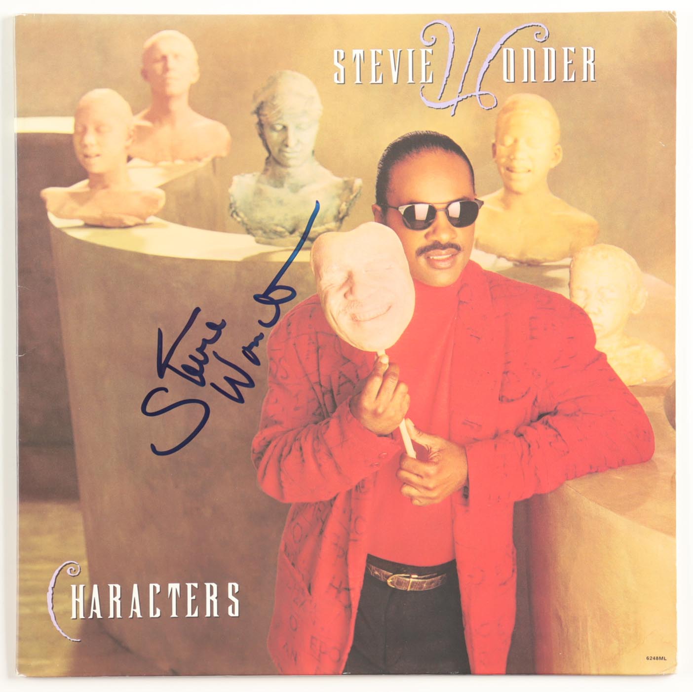 Stevie Wonder Signed "Characters" Vinyl Record Album Sleeve (Beckett) at PristineAuction.com Stevie Wonder Signed "Characters" Vinyl Record Album Sleeve (Beckett) at PristineAuction.com