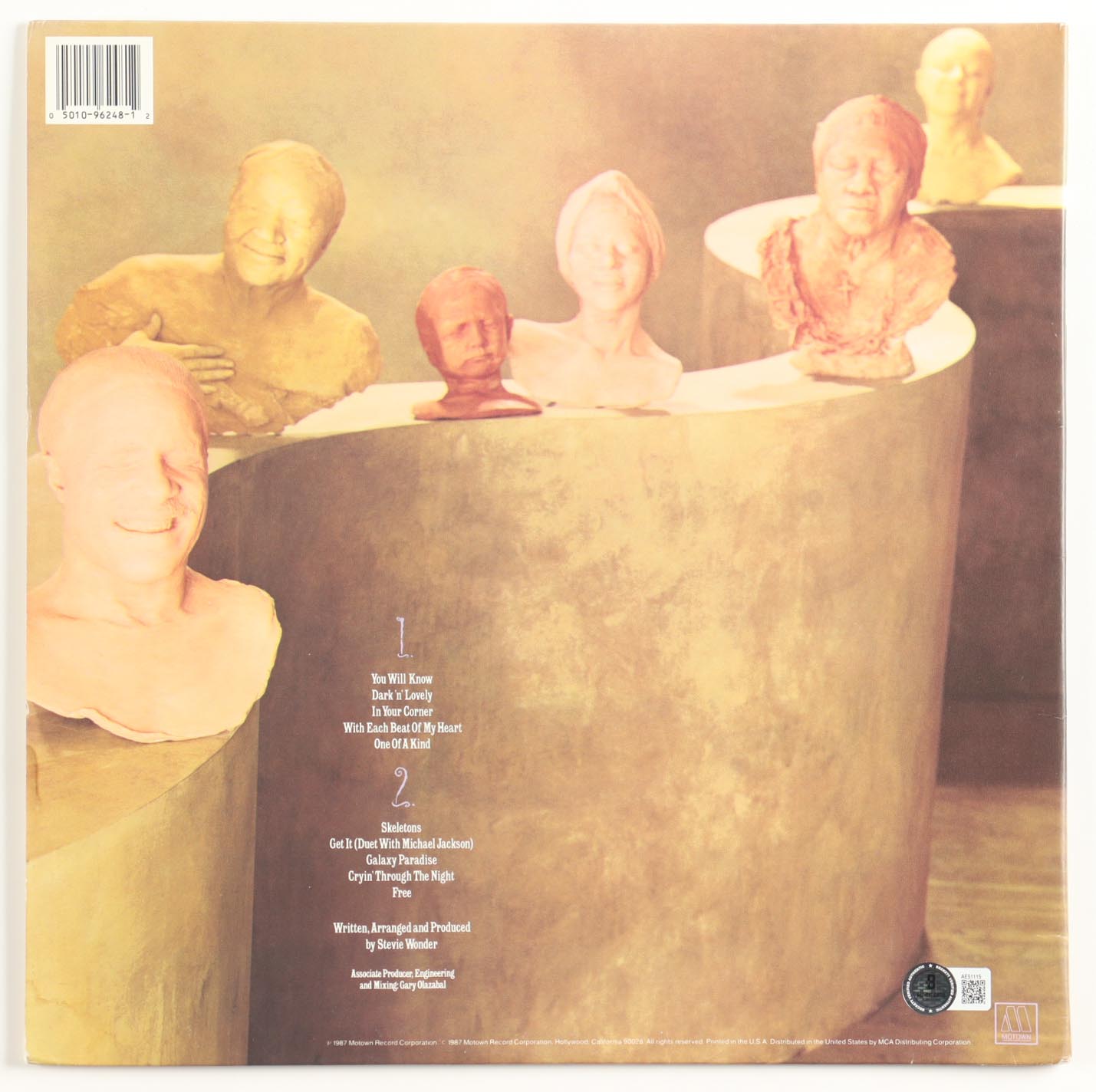 Stevie Wonder Signed "Characters" Vinyl Record Album Sleeve (Beckett) at PristineAuction.com Stevie Wonder Signed "Characters" Vinyl Record Album Sleeve (Beckett) at PristineAuction.com