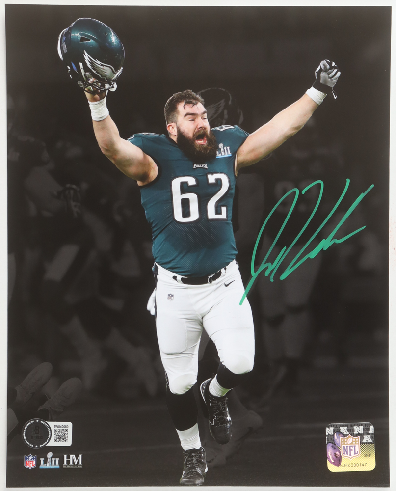 Jason Kelce Signed Eagles 8x10 Photo (Beckett) at PristineAuction.com Jason Kelce Signed Eagles 8x10 Photo (Beckett) at PristineAuction.com