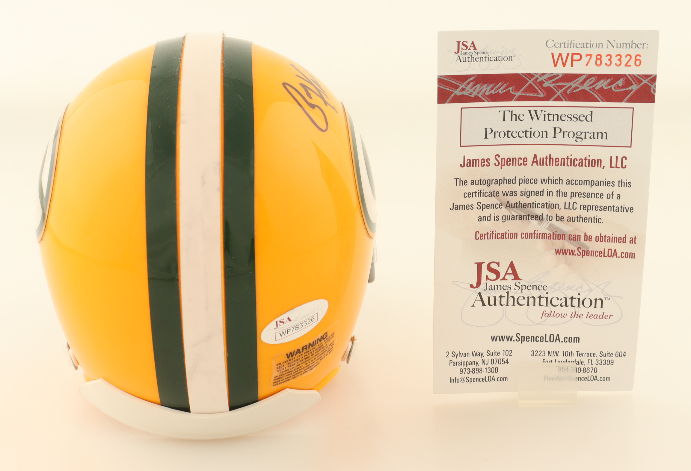 Paul Hornung Signed Packers Mini Helmet (JSA) at PristineAuction.com Paul Hornung Signed Packers Mini Helmet (JSA) at PristineAuction.com
