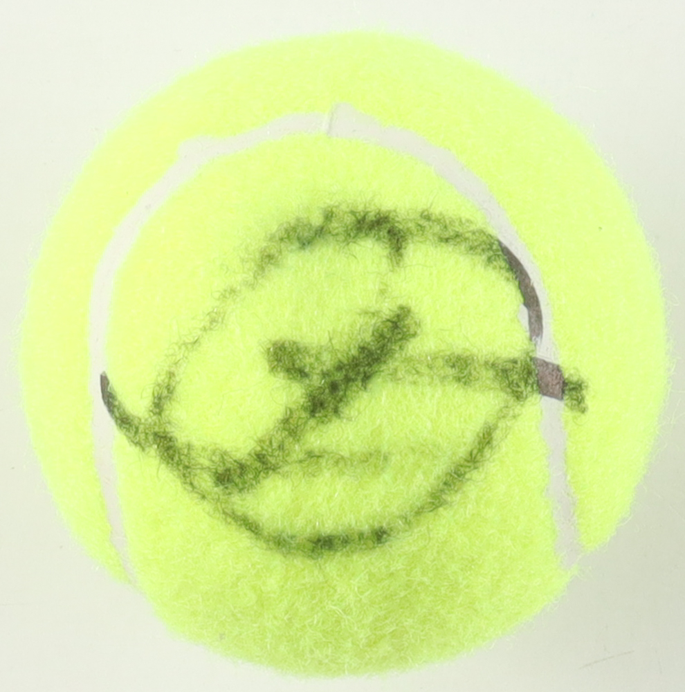 Novak Djokovic Signed Tennis Ball (JSA) at PristineAuction.com Novak Djokovic Signed Tennis Ball (JSA) at PristineAuction.com