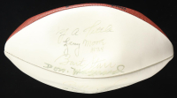 Hall Of Famers NFL Football Signed By (8) With Y.A. Tittle, Lenny Moore, Bart Starr, Paul Hornung (Beckett) at PristineAuction.com