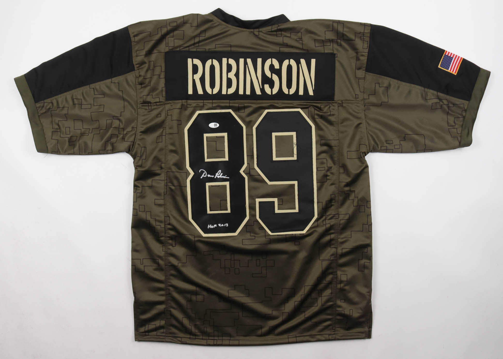 Dave Robinson Signed Jersey Inscribed "HOF 2013" (JSA) at PristineAuction.com Dave Robinson Signed Jersey Inscribed "HOF 2013" (JSA) at PristineAuction.com