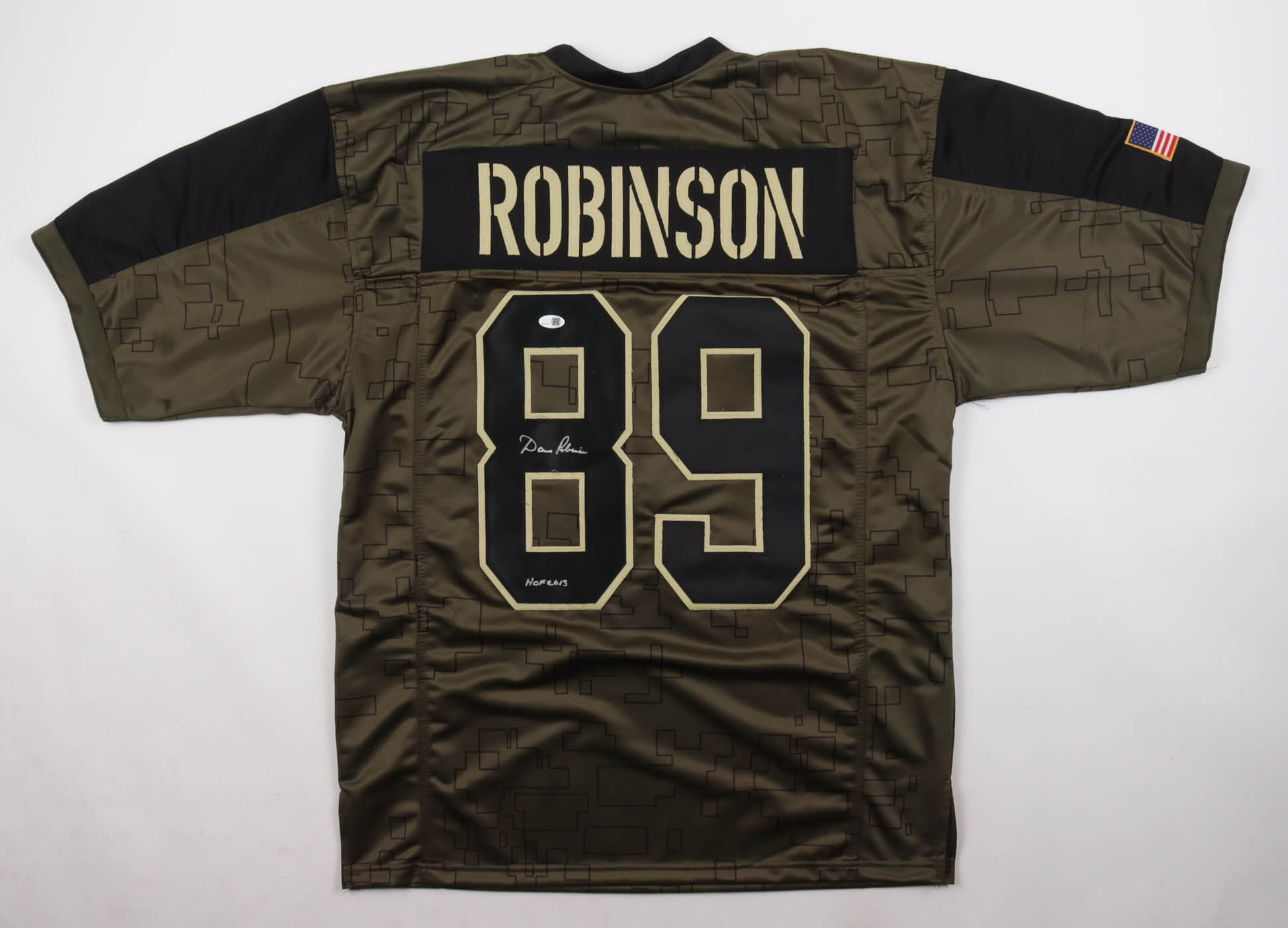 Dave Robinson Signed Jersey Inscribed "HOF 2013" (JSA) at PristineAuction.com Dave Robinson Signed Jersey Inscribed "HOF 2013" (JSA) at PristineAuction.com