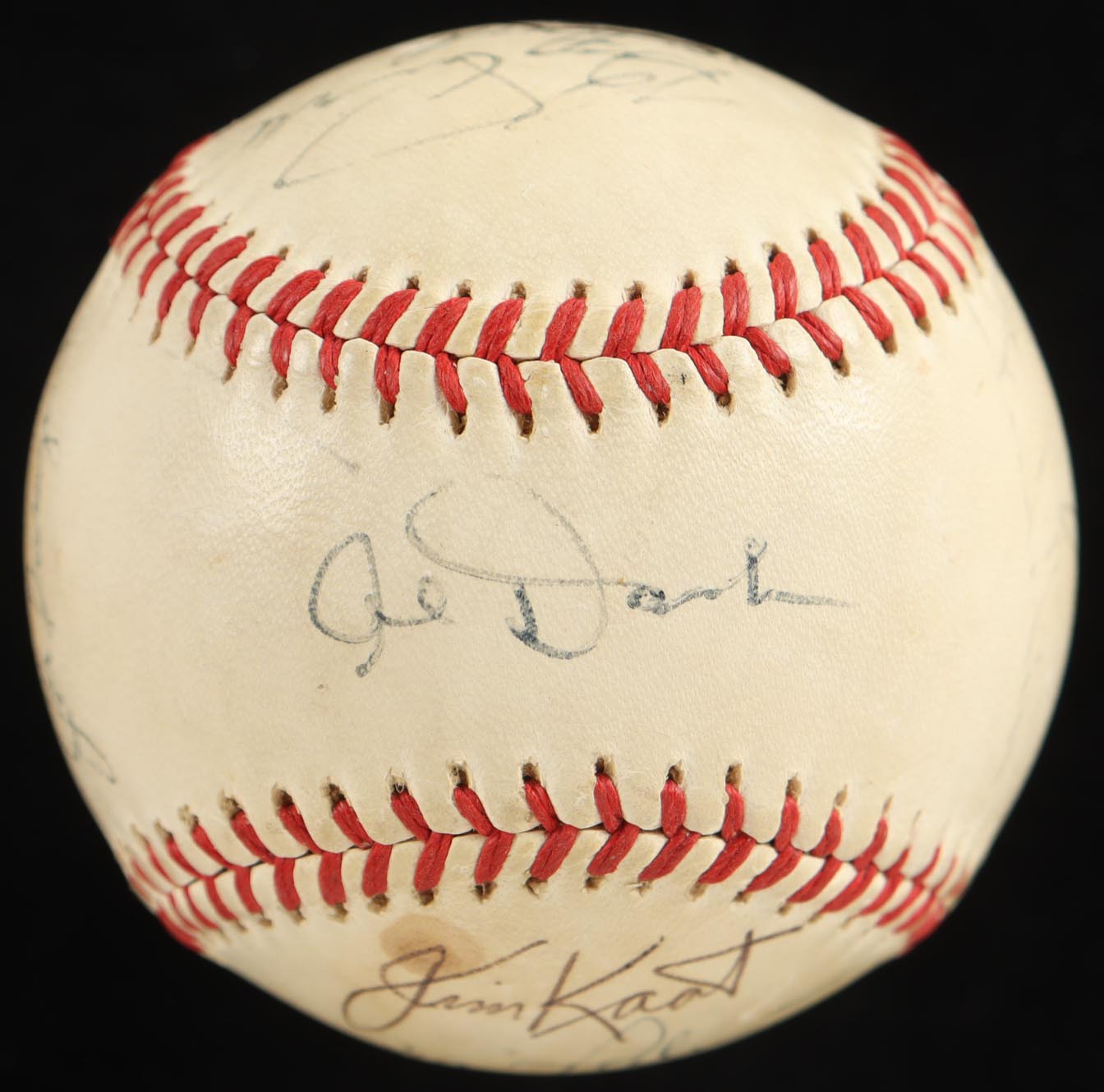 1970's MLB Stars Baseball Signed By (10) With Jim Kaat, Brooks Robinson, Jim Palmer, Boog Powell (Beckett) at PristineAuction.com 1970's MLB Stars Baseball Signed By (10) With Jim Kaat, Brooks Robinson, Jim Palmer, Boog Powell (Beckett) at PristineAuction.com