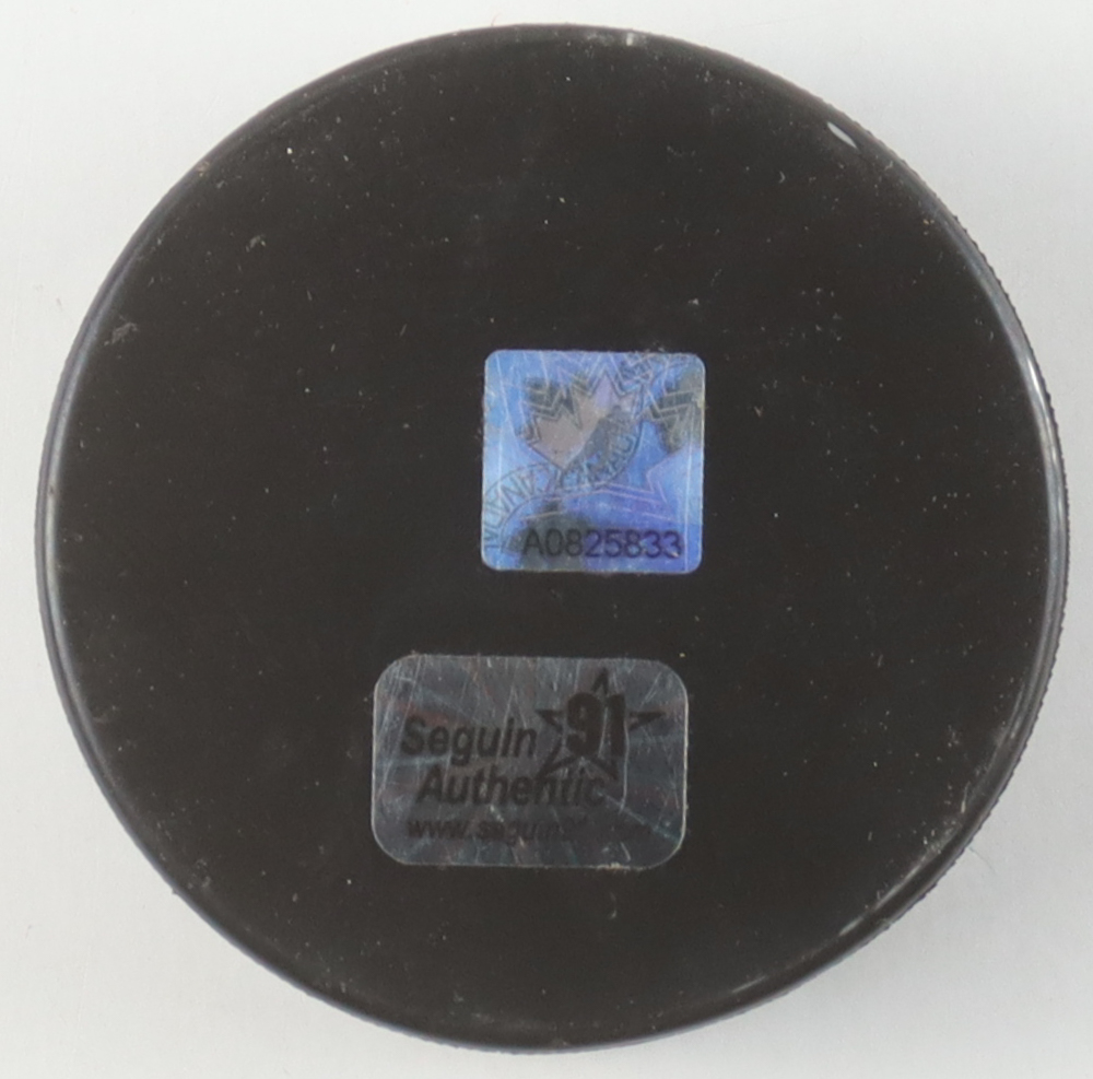 Tyler Seguin Signed Team Canada Logo Hockey Puck (Seguin) at PristineAuction.com Tyler Seguin Signed Team Canada Logo Hockey Puck (Seguin) at PristineAuction.com