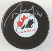 Tyler Seguin Signed Team Canada Logo Hockey Puck (Seguin) at PristineAuction.com