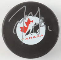 Tyler Seguin Signed Team Canada Logo Hockey Puck (Seguin) at PristineAuction.com