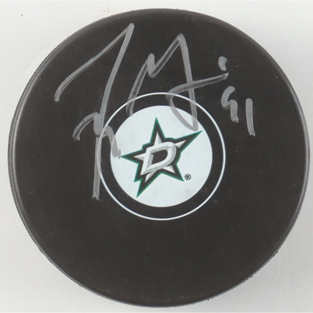 Tyler Seguin Signed Stars Logo Hockey Puck (Seguin) at PristineAuction.com