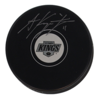 Anze Kopitar Signed Kings Logo Hockey Puck (Cojo) at PristineAuction.com