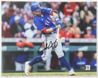 Josh Jung Signed Rangers 8x10 Photo (Beckett) at PristineAuction.com