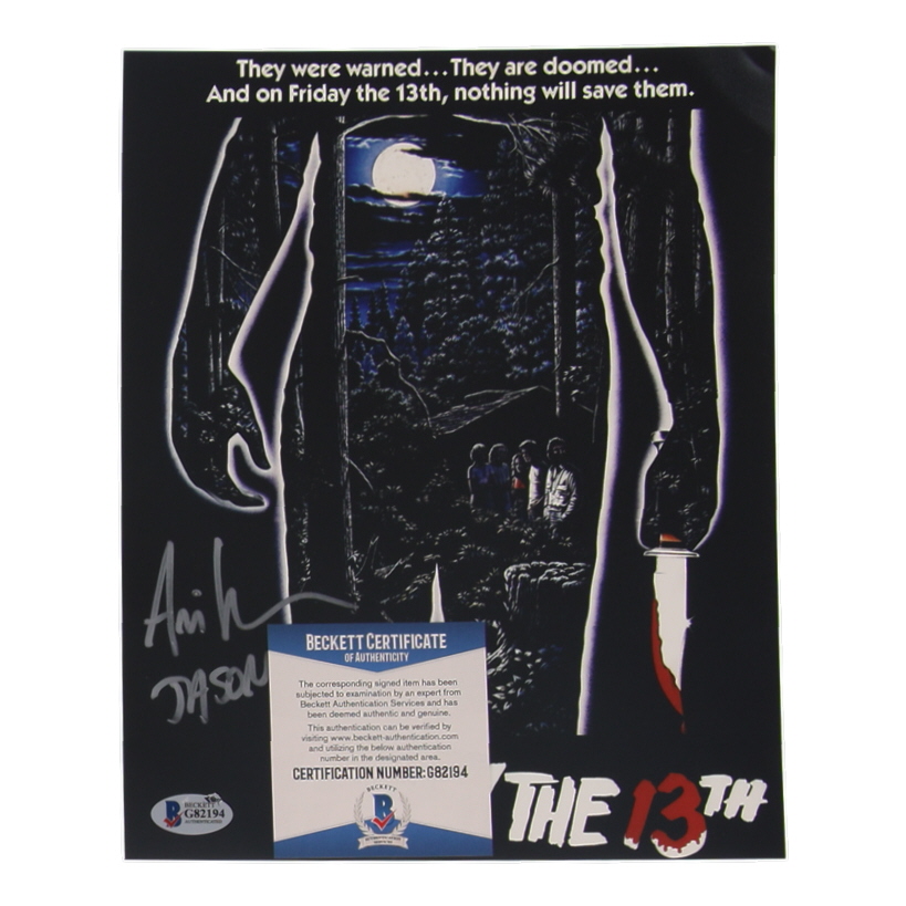 Ari Lehman Signed "Friday The 13th" 8x10 Poster Inscribed "Jason 1" (Beckett) at PristineAuction.com Ari Lehman Signed "Friday The 13th" 8x10 Poster Inscribed "Jason 1" (Beckett) at PristineAuction.com