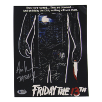 Ari Lehman Signed "Friday The 13th" 8x10 Poster Inscribed "Jason 1" (Beckett) at PristineAuction.com