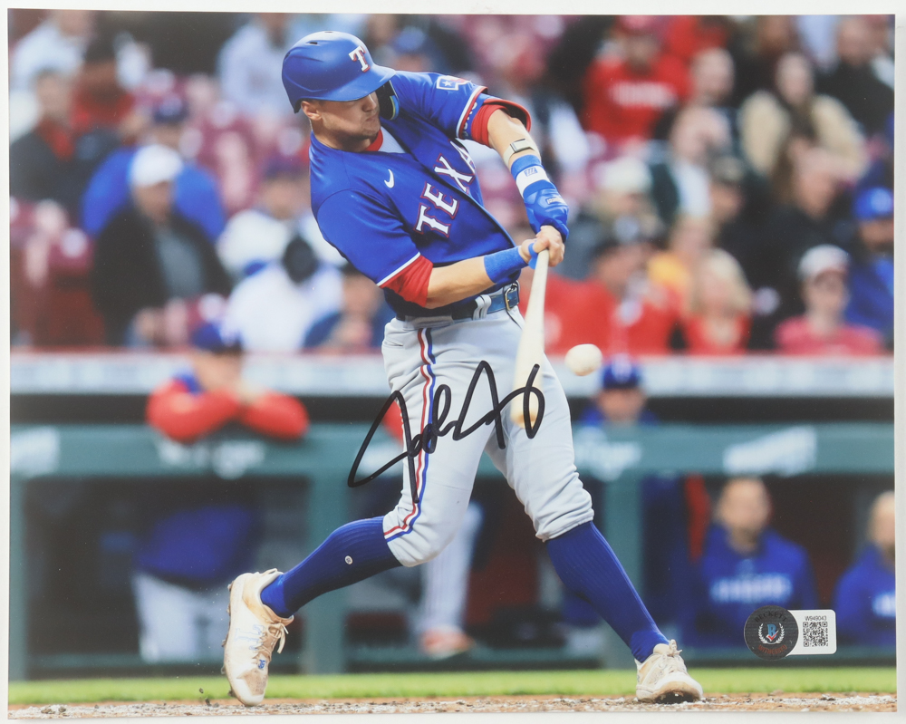 Josh Jung Signed Rangers 8x10 Photo (Beckett) at PristineAuction.com Josh Jung Signed Rangers 8x10 Photo (Beckett) at PristineAuction.com