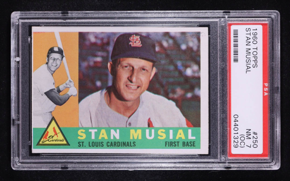 Stan Musial 1960 Topps #250 (PSA 7)