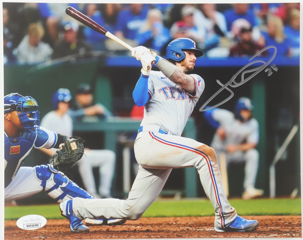 Jonah Heim Signed Rangers 8x10 Photo (JSA) at PristineAuction.com Jonah Heim Signed Rangers 8x10 Photo (JSA) at PristineAuction.com
