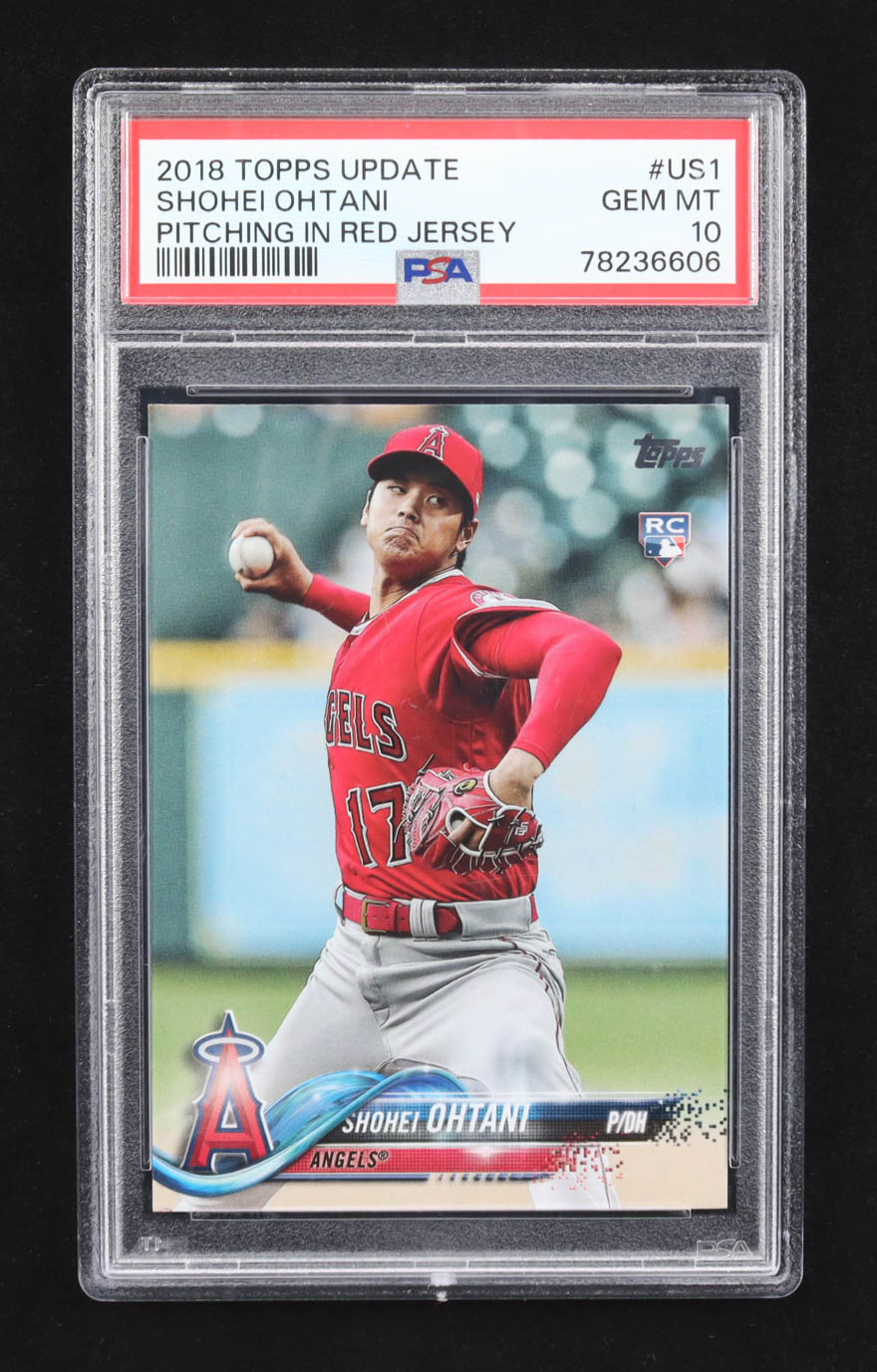 Shohei Ohtani 2018 Topps Update #US1 RC (PSA 10) at PristineAuction.com Shohei Ohtani 2018 Topps Update #US1 RC (PSA 10) at PristineAuction.com