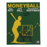 Billy Beane Signed "Moneyball" 8x10 Poster (Beckett) at PristineAuction.com