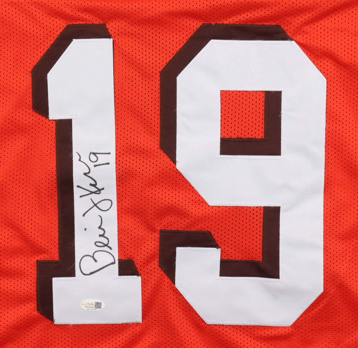 Bernie Kosar Signed Jersey (JSA) at PristineAuction.com Bernie Kosar Signed Jersey (JSA) at PristineAuction.com