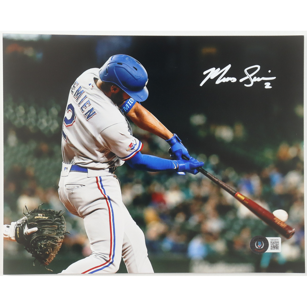 Marcus Semien Signed Rangers 8x10 Photo (Beckett) at PristineAuction.com