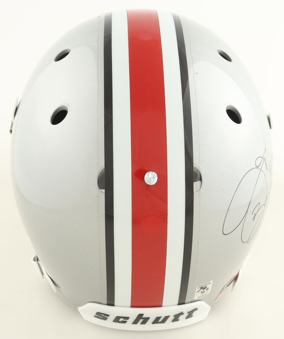 J. T. Barrett Signed Ohio State Buckeyes Full-Size Helmet (Barrett) at PristineAuction.com J. T. Barrett Signed Ohio State Buckeyes Full-Size Helmet (Barrett) at PristineAuction.com
