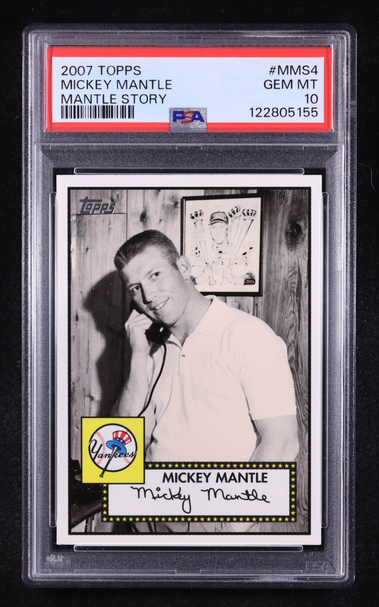Mickey Mantle 2007 Topps Mantle Story #MMS4 (PSA 10) at PristineAuction.com Mickey Mantle 2007 Topps Mantle Story #MMS4 (PSA 10) at PristineAuction.com