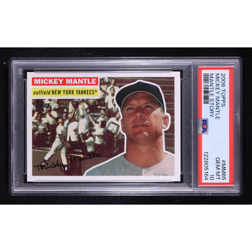 Mickey Mantle 2008 Topps Mantle Story #MM65 (PSA 10) at PristineAuction.com