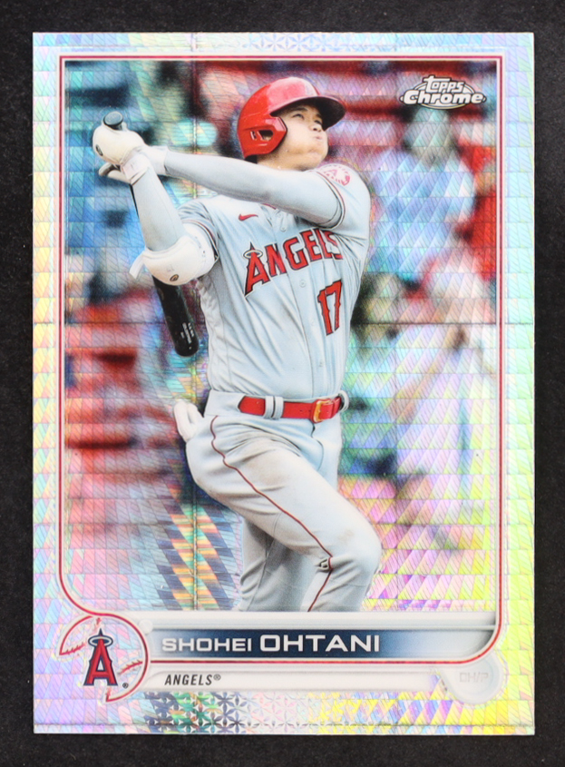 Shohei Ohtani 2022 Topps Chrome Prism Refractors #1 at PristineAuction.com Shohei Ohtani 2022 Topps Chrome Prism Refractors #1 at PristineAuction.com