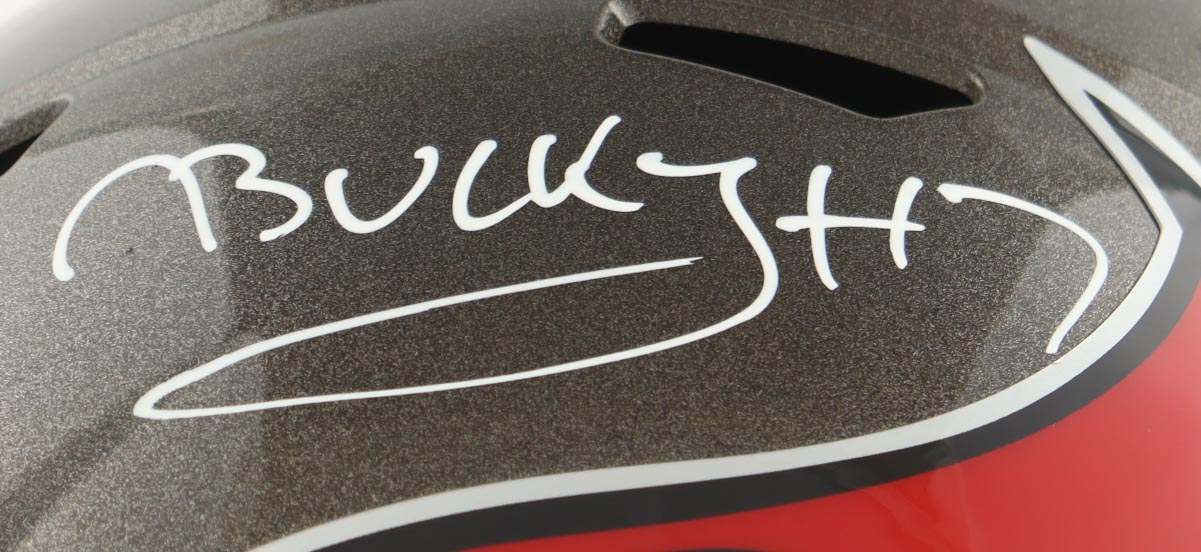 Bucky Irving Signed Buccaneers Full-Size Speed Helmet (Beckett) at PristineAuction.com Bucky Irving Signed Buccaneers Full-Size Speed Helmet (Beckett) at PristineAuction.com