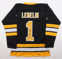 Rejean Lemelin Signed Jersey Inscribed "90 Jennings" (JSA) at PristineAuction.com