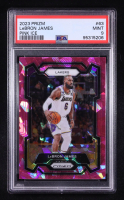 Lebron James 2023 Panini Prizm Pink Ice #63 (PSA 9) at PristineAuction.com