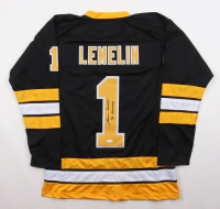 Rejean Lemelin Signed Jersey Inscribed "90 Jennings" (JSA) at PristineAuction.com