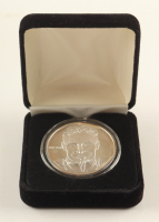 Steve Young LE The Highland Mint 1 Troy Oz .999 Fine Silver Commemorative Bullion Round at PristineAuction.com