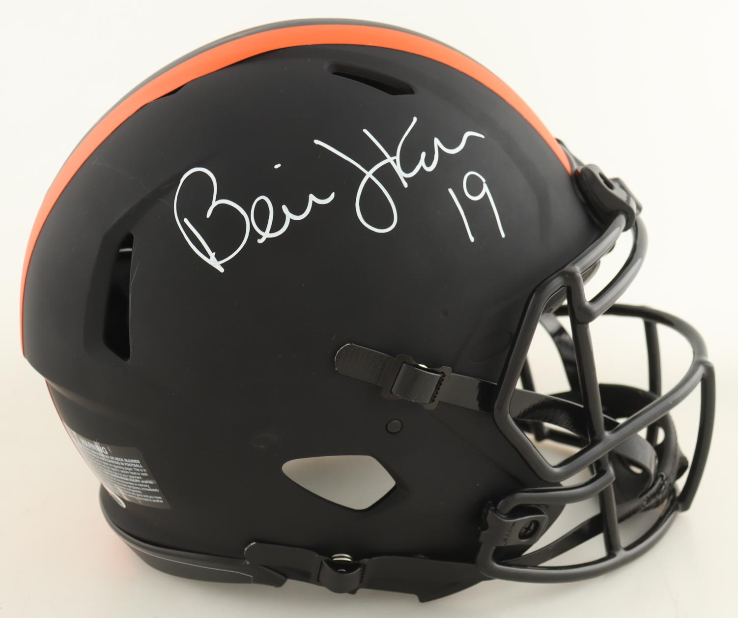 Bernie Kosar Signed Browns Full-Size Authentic On-Field Eclipse Alternate Speed Helmet (JSA) at PristineAuction.com Bernie Kosar Signed Browns Full-Size Authentic On-Field Eclipse Alternate Speed Helmet (JSA) at PristineAuction.com