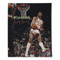 Larry Nance Signed Suns 8x10 Photo (Beckett) at PristineAuction.com