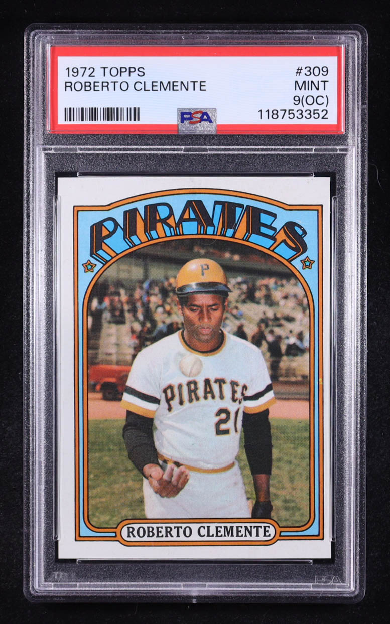 Roberto Clemente 1972 Topps #309 (PSA 9) at PristineAuction.com Roberto Clemente 1972 Topps #309 (PSA 9) at PristineAuction.com