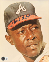 Hank Aaron Signed Braves 8x10 Photo (Beckett) at PristineAuction.com