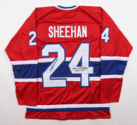 Bobby Sheehan Signed Jersey Inscribed "Stanley Cup Champs '1970-1971'" (JSA) at PristineAuction.com