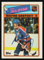 Wayne Gretzky Signed 1988-89 Topps Sticker Inserts #8 (Beckett) at PristineAuction.com