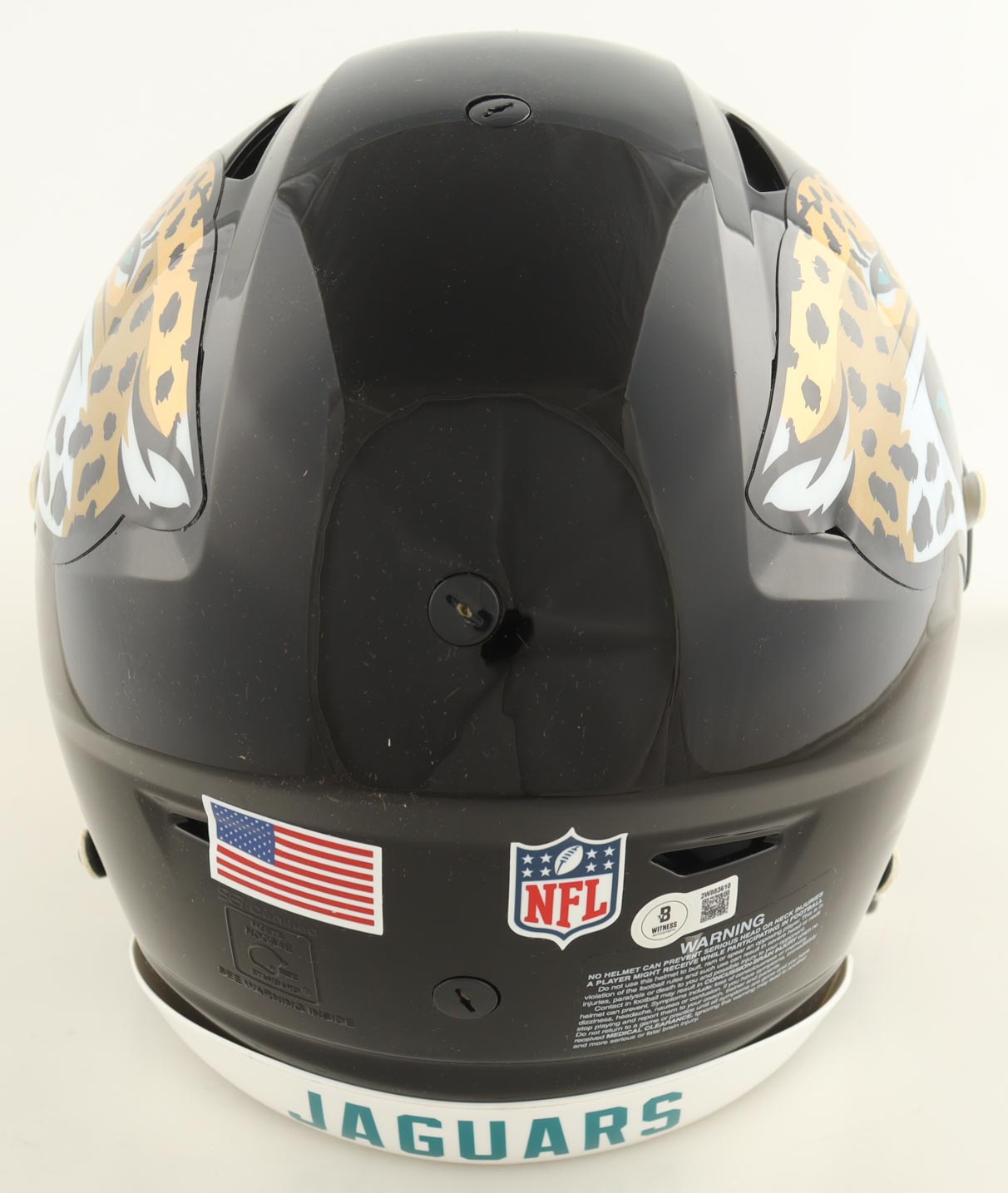 Travis Hunter Signed Jaguars Full-Size Authentic On-Field SpeedFlex Helmet (Beckett) at PristineAuction.com Travis Hunter Signed Jaguars Full-Size Authentic On-Field SpeedFlex Helmet (Beckett) at PristineAuction.com