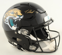 Travis Hunter Signed Jaguars Full-Size Authentic On-Field SpeedFlex Helmet (Beckett) at PristineAuction.com