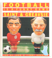 UK Soccer Greats "Football Is A Funny Game" Paperback Book Signed By (5) With Jimmy Greaves, Ian St. John, George Best, Denis Law (Beckett) at PristineAuction.com