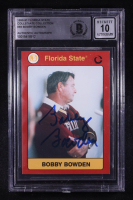Bobby Bowden Signed 1990-91 Florida State Collegiate Collection #59 (BGS | Auto 10) at PristineAuction.com