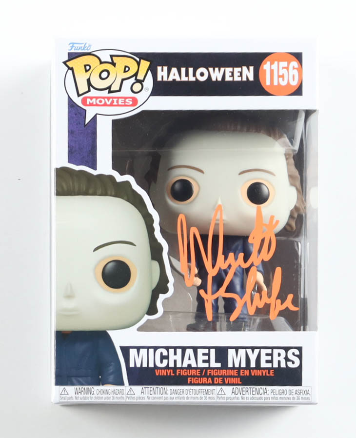 Nick Castle Signed "Halloween" #1156 Michael Myers Funko Pop! Inscribed "The Shape" (Beckett) at PristineAuction.com Nick Castle Signed "Halloween" #1156 Michael Myers Funko Pop! Inscribed "The Shape" (Beckett) at PristineAuction.com