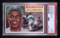 Jackie Robinson 1956 Topps Gray Back #30 (PSA 2) at PristineAuction.com